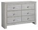 Signature Design by Ashley® Paxberry 2-Piece Whitewash Twin Panel Headboard Set-2