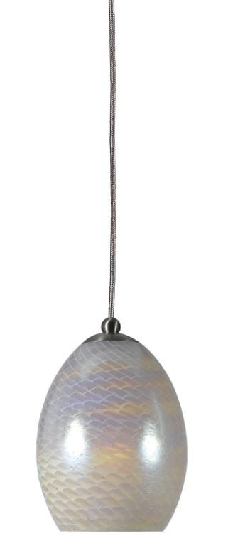 Cal® Lighting & Accessories Uni Pack White Irridescence Pendant-0