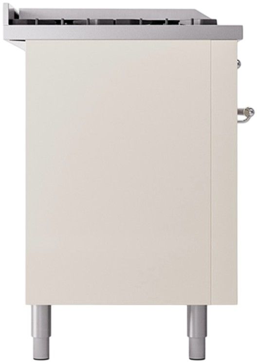 Ilve® Nostalgie II Series 60" Antique White Pro Style Dual Fuel Range-3