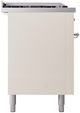 Ilve® Nostalgie II Series 60" Antique White Pro Style Dual Fuel Range-3
