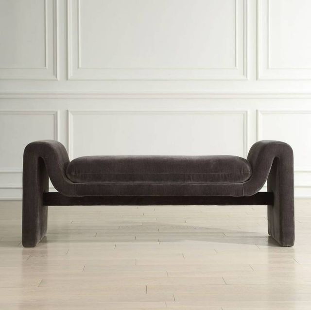 Uttermost® Manson Charcoal Bench-3
