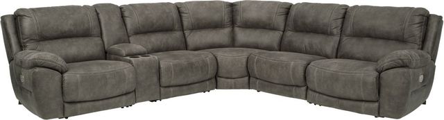 Signature Design by Ashley® Cranedall 6-Piece Quarry Power Reclining Sectional-0