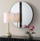 Uttermost® Hanover Dark Bronze Divided Round Mirror-2