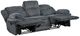 Homelegance® Goodland Dark Gray Double Manual Reclining Sofa-4