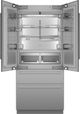Thermador® Freedom® Masterpiece® 36" 18.7 Cu. Ft. Stainless Steel Built-in French Door Freezer-1
