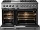 Viking® 5 Series 48" Stainless Steel Pro Style Dual Fuel (LP) Range with Polished Chrome Trim-1