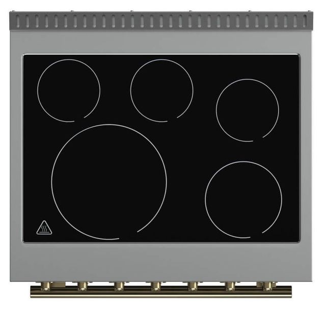 FORNO® Paolo 30" Black Pro Style Electric Range-3
