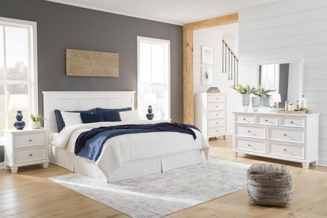 Signature Design by Ashley® Fortman White Bedroom Mirror-3