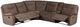 Parker House® Copper 6-Piece Shadow Brown Manual Reclining L-Shape Sectional-1