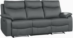 Mazin Furniture Wembley 3-Piece Dark Gray Modular Power Reclining Sofa