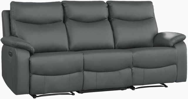 Mazin Furniture Wembley 3-Piece Dark Gray Modular Power Reclining Sofa-0