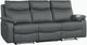 Mazin Furniture Wembley 3-Piece Dark Gray Modular Power Reclining Sofa-0