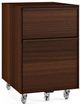 BDI Cascadia® 6207 Mobile File Pedestal-Chocolate Stained Walnut-0