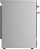 Ilve® Majestic III 30" Stainless Steel Pro Style Induction Range with Triple Glass Door and Copper Trim-4