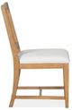 Magnussen Home® Lindon Belgian Wheat/White Dining Side Chair with Upholstered Seat-2