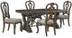 Signature Design by Ashley® Maylee 5-Piece Dark Brown Dining Table Set-0