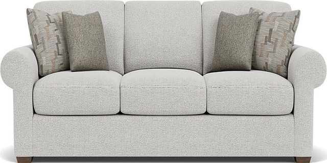 Flexsteel® Randall Silver Glacier Three-Cushion Sofa-1