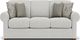Flexsteel® Randall Silver Glacier Three-Cushion Sofa-1