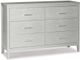 Signature Design by Ashley® Olivet 5-Piece Silver King Panel Bed Set-2