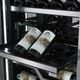 FORNO® Abruzzo Series Alta Qualita 48" 24 Cu. Ft. Stainless Steel Dual Zone Wine Cooler with Clear Acrylic Holders-5