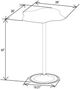 Coaster® Keanu Black Bar Table-2