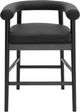 TOV Furniture Spara Black Vegan Leather Counter Stool-3