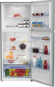 Beko 28" 13.6 Cu. Ft. Fingerprint-Free Stainless Steel Counter Depth Top Freezer Refrigerator-1