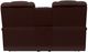 La-Z-Boy® Pinnacle Umber Leather Manual Wall Reclining Loveseat with Console-2