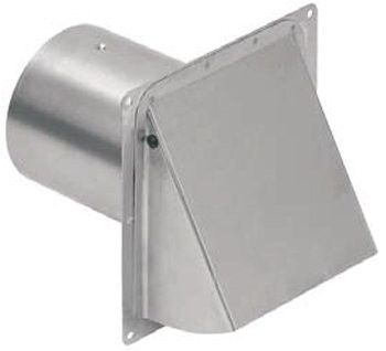 Zephyr 10" Galvanized Round Exhaust Cap with Damper-1