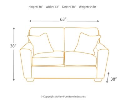 Benchcraft® Calicho Cashmere Loveseat-3