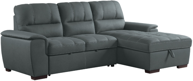 Homelegance® Andes 2-Piece Gray Sectional-1