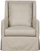 Vanguard® Furniture Compendium Norton Nuzzle Linen Swivel Chair-1