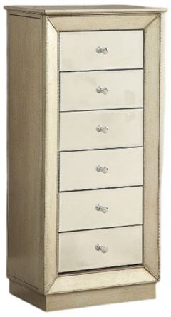 ACME Furniture Talor Antique Gold Jewelry Armoire