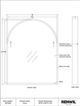 Renwil® Cove Matte Black Accent Mirror-5