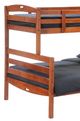 Night & Day Furniture™ Zest Bedroom Sesame Cherry Twin/Full Bunk Bed-2