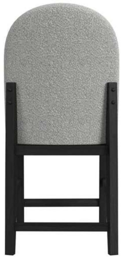 Elements International Portland Black/Gray Counter Stool-4