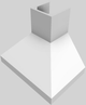 Vent-A-Hood® Euroline Pro Series 36" White Wall Mounted Range Hood-5