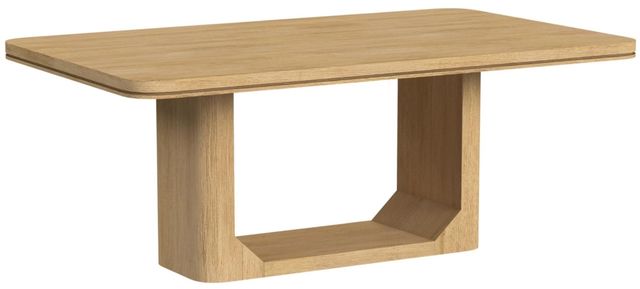 Elements International Rosalie 5-Piece Natural Rectangular Dining Set-2