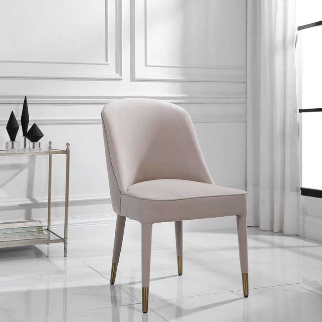 Uttermost® Brie Champagne Dining Side Chair-1
