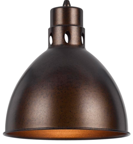 Cal® Lighting & Accessories Webster Rust Pendant-1