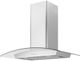 Zephyr Core Collection Ravenna 36" Stainless Steel with Clear Glass Wall Mounted Range Hood-1