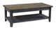 aspenhome® Eastport Drifted Black Cocktail Table with Brown Top -0
