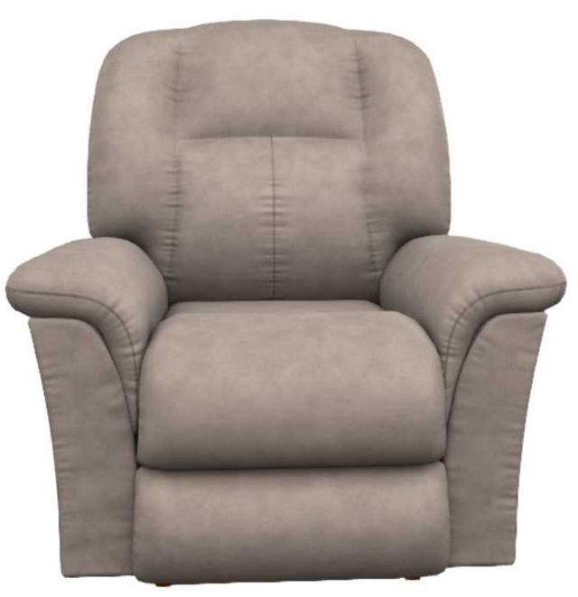 La-Z-Boy® Jasper Stone Leather Power Rocking Recliner with Headrest-2
