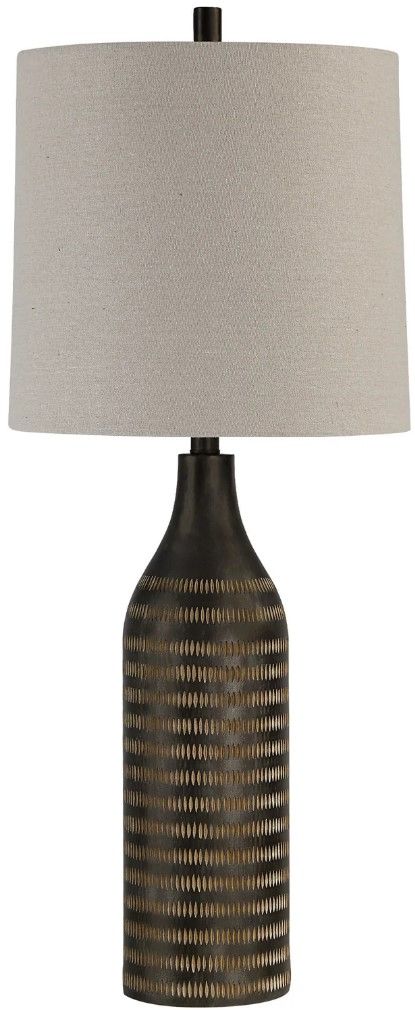 Renwil® Everren Azzurra Dark Brown Table Lamp-0