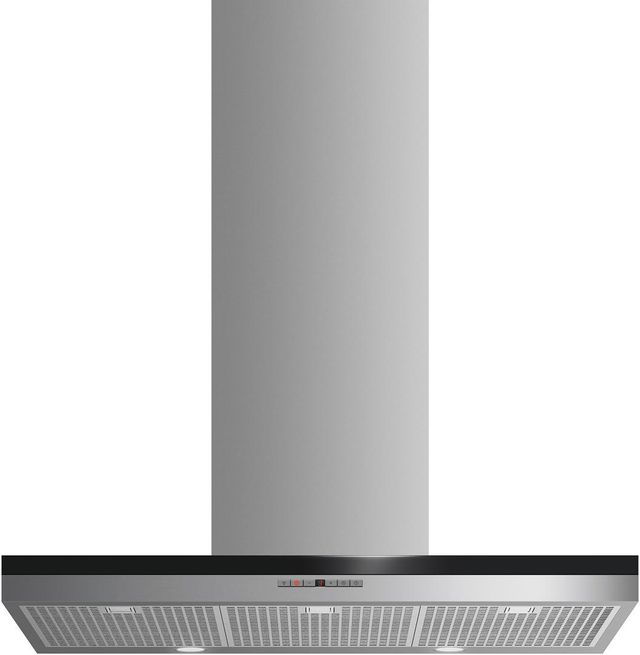 Fisher Paykel 36" Brushed Stainless Steel Wall Chimney Vent Hood-1