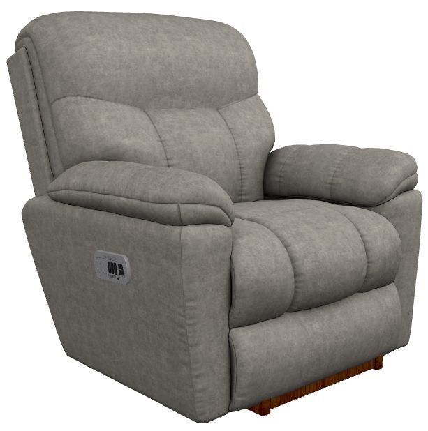 La-Z-Boy® Morrison Charcoal Power Rocking Recliner with Headrest-0
