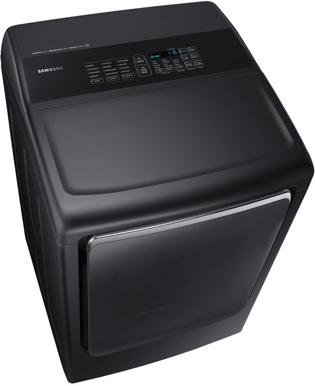 Samsung 7.4 Cu. Ft. Black Stainless Steel Front Load Electric Dryer-3