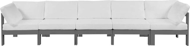 Meridian Furniture Nizuc White Outdoor Patio Modular Sofa-1