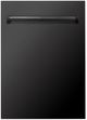 ZLINE Tallac Series 18" Black Stainless Steel Dishwasher Panel-3