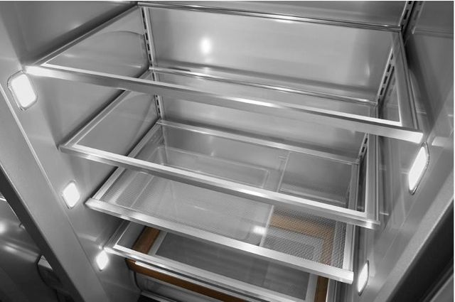 KitchenAid® 48 in. 29.4 Cu. Ft. PrintShield™ Black Stainless Steel Built In Counter Depth Side-by-Side Refrigerator-6